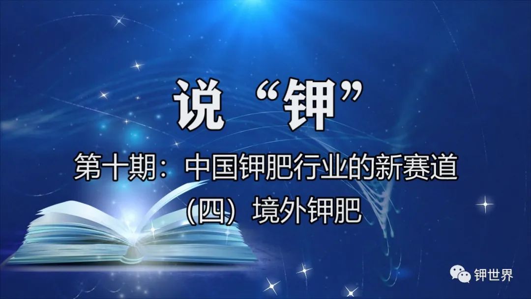 中國(guó)鉀肥行業(yè)新賽道：（四）境外鉀肥